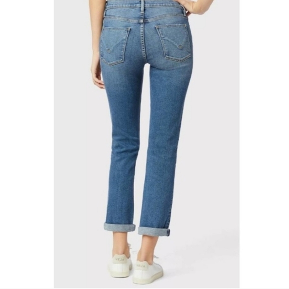 HUDSON Nico Mid-Rise Straight Rolled‎ Crop Jeans 29 - Picture 2 of 8